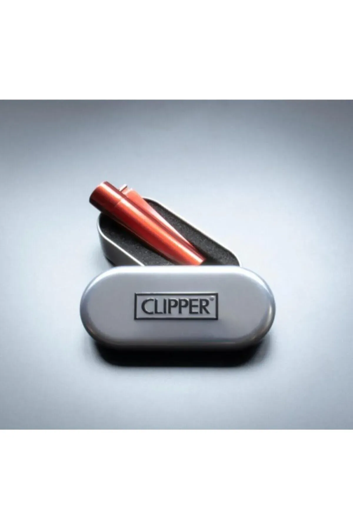 Clipper Kırmızı Metal Çakmak